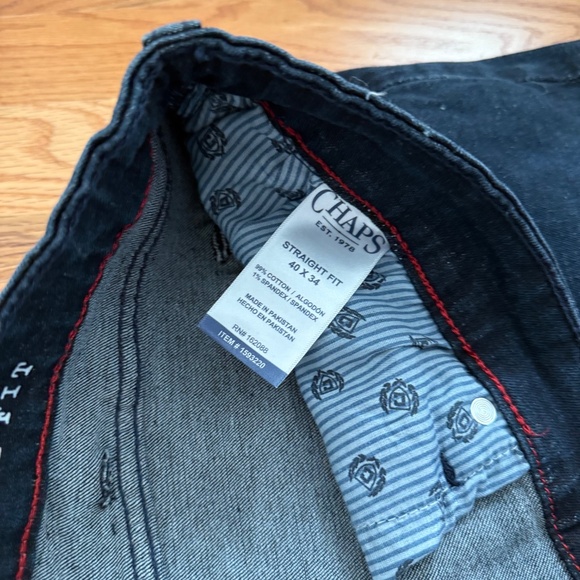 Chap’s Men’s Dark Wash Blue Jeans - Picture 4 of 9